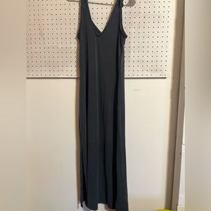 Topshop sleeveless dress with slits